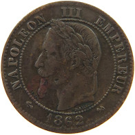 FRANCE 2 CENTIMES 1862 K NAPOLEON III. (1852-1870) #MA 100865 - 2 Centimes