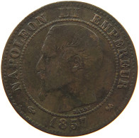 FRANCE 2 CENTIMES 1857 B NAPOLEON III. (1852-1870) #MA 100863 - 2 Centimes