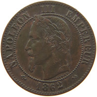 FRANCE 2 CENTIMES 1862 K NAPOLEON III. (1852-1870) #MA 100866 - 2 Centimes