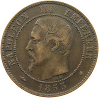 FRANCE 10 CENTIMES 1853 BB NAPOLEON III. (1852-1870) #MA 101889 - 10 Centimes