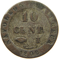 FRANCE 10 CENTIMES 1808 I LIMOGES NAPOLEON I. (1804-1814, 1815) #MA 102561 - 10 Centimes