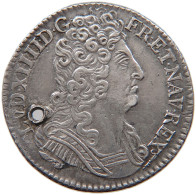 FRANCE 1/4 ECU 1709 ROUEN LOUIS XIV. (1643–1715) #MA 059647 - 1643-1715 Louis XIV The Great