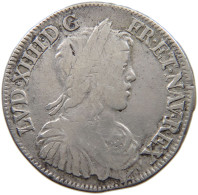 FRANCE 1/2 ECU 1651 G LOUIS XIV 1643-1715 POITIERS #MA 020874 - 1643-1715 Lodewijk XIV De Zonnekoning