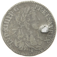 FRANCE 1/12 ECU 1663 AIX LOUIS XIV. (1643–1715) #MA 021417 - 1643-1715 Louis XIV Le Grand