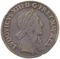 FRANCE 1/12 ECU 1643 A LOUIS XIV. (1643–1715) #MA 000031 - 1643-1715 Ludwig XIV.