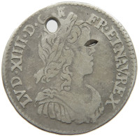 FRANCE 1/12 ECU 1660 AIX LOUIS XIV. (1643–1715) #MA 021414 - 1643-1715 Louis XIV Le Grand