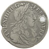 FRANCE 1/12 ECU 1659 ROUEN LOUIS XIV 1643-1715 #MA 021396 - 1643-1715 Lodewijk XIV De Zonnekoning