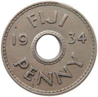 FIJI PENNY 1934 GEORGE V. (1910-1936) #MA 065819 - Fiji