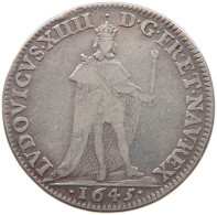 FRANCE JETON 1645 LOUIS XIV. (1643–1715) PARLEMENT DE DIJON 1645 #MA 059654 - 1643-1715 Luis XIV El Rey Sol