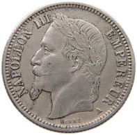 FRANCE FRANC 1869 A NAPOLEON III. (1852-1870) #MA 000056 - 1 Franc