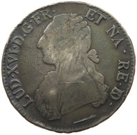 FRANCE ECU 1785 PAU LOUIS XVI #MA 000931 - 1774-1791 Luigi XVI