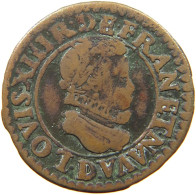FRANCE DOUBLE TOURNOIS 1615 LOUIS XIII #MA 001665 - 1610-1643 Louis XIII The Just
