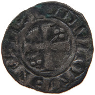 FRANCE BOURGOGNE DENIER  HUGH V, 1305-1315. DENIER, DIJON. 0,91 G. +VGO BVRGVNDIE #MA 105207 - Bourgogne