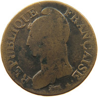 FRANCE 5 CENTIMES AN 5 A  #MA 102040 - 5 Centimes