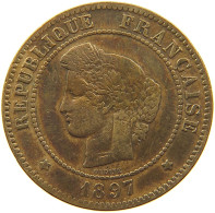 FRANCE 5 CENTIMES 1897 A  #MA 101897 - 5 Centimes