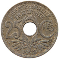 FRANCE 25 CENTIMES 1918  #MA 099664 - 25 Centimes