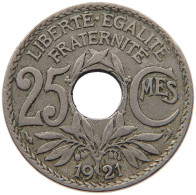 FRANCE 25 CENTIMES 1918 LARGER HOLE #MA 099665 - 25 Centimes