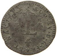 FRANCE 2 SOLS 1762 BB LOUIS XV. (1715–1774) #MA 000082 - 1715-1774 Lodewijk XV