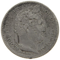 FRANCE 25 CENTIMES 1845 B LOUIS PHILIPPE I. #MA 021569 - 25 Centimes