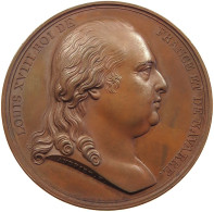 FRANCE MEDAILLE 1814 BRONZEMEDAILLE 1814 VON ANDRIEU UND BRENET, AUF DEN EINZUG LOUIS XVIII. #MA 020046 - Altri & Non Classificati