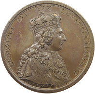 FRANCE MEDAILLE 1775 LOUIS XVI 1775, BY DUVIVIER #MA 020007 - 1774-1791 Louis XVI