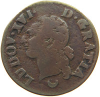FRANCE LIARD 1782 AA LOUIS XVI (1774-1793) METZ #MA 022114 - 1774-1791 Ludwig XVI.