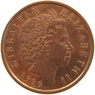 GIBRALTAR PENNY 1999 ELIZABETH II. (1952-2022) #MA 066571 - Gibilterra