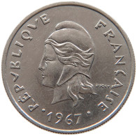 FRENCH POLYNESIA 10 FRANCS 1967  #MA 065854 - Otros & Sin Clasificación
