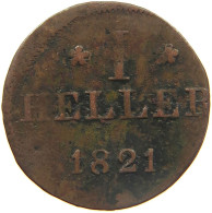 FRANKFURT STADT 1821 1821  #MA 023153 - Groschen & Andere Kleinmünzen