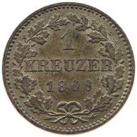 FRANKFURT KREUZER 1866  #MA 006108 - Groschen & Andere Kleinmünzen