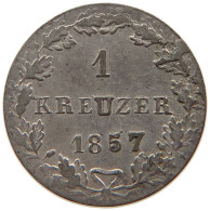 FRANKFURT KREUZER 1857  #MA 006107 - Groschen & Andere Kleinmünzen