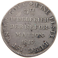 FRANKFURT JETON 1817 FRANKFURT AM MAIN-STADT SILBERABSCHLAG DES DOPPELDUKATEN 1817 #MA 003604 - Groschen & Andere Kleinmünzen