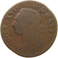 FRANCE SOL 1780 B LOUIS XVI. #MA 021682 - 1774-1791 Luigi XVI