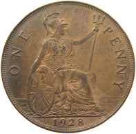 GREAT BRITAIN PENNY 1928 GEORGE V. (1910-1936) #MA 024052 - D. 1 Penny