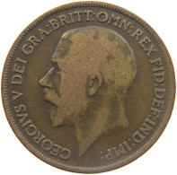 GREAT BRITAIN PENNY 1919 H GEORGE V. (1910-1936) #MA 023326 - D. 1 Penny