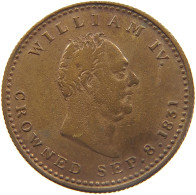 GREAT BRITAIN JETON 1831 WILLIAM IV. (1830-1837) BY TRAMPLING ON LIBERTY I LOST THE REINS #MA 023416 - Other & Unclassified