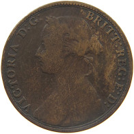 GREAT BRITAIN HALFPENNY 1874 H VICTORIA 1837-1901 #MA 023287 - K. 1/2 Crown