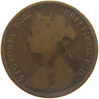 GREAT BRITAIN HALFPENNY 1878 VICTORIA 1837-1901 NARROW DATE #MA 023288 - K. 1/2 Crown