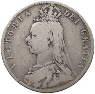 GREAT BRITAIN HALFCROWN 1891 VICTORIA 1837-1901 #MA 023302 - K. 1/2 Crown