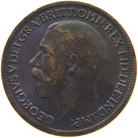 GREAT BRITAIN FARTHING 1917 GEORGE V. (1910-1936) #MA 022589 - B. 1 Farthing