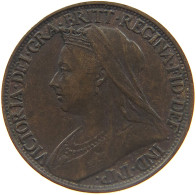 GREAT BRITAIN FARTHING 1897 VICTORIA 1837-1901 #MA 023301 - B. 1 Farthing