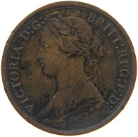 GREAT BRITAIN FARTHING 1868 VICTORIA 1837-1901 #MA 023299 - B. 1 Farthing