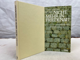 Nicht Mehr In Friedenau : Eine Vater-Sohn-Beschwörung. - Poésie & Essais