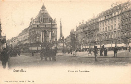 BELGIQUE - Bruxelles - La Place De Brockère - Animé - Carte Postale Ancienne - Places, Squares