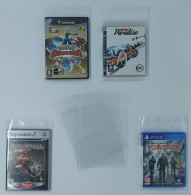 LOT 100 POCHETTES AVEC RABAT  / PROTECTION JEUX VIDEOS PS2 PS3 PS4 GAME CUBE WII / 48 MICRONS - Other & Unclassified