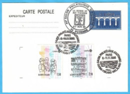 40° SALON D'AUTOMNE ---932/933 De FINLANDE ---OBL SUR CARTE - 1985