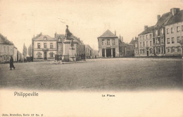 BELGIQUE - Philippeville - Vue Générale Sur La Place - Carte Postale Ancienne - Philippeville