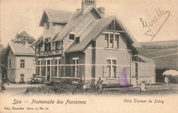 BELGIQUE - Spa - Promenade Des Fontaines - Villa Torrent De Scéay - Carte Postale Ancienne - Spa