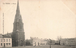 BELGIQUE - Manage - La Hestre - La Place Devant L'église - Carte Postale Ancienne - Manage