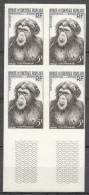 Aof France Faune Singe Chimpanzé Essais Non Dentelés Monkeys Apes Imperfs Proofs Essay Affen Geschnitten ** 1955 + 180 € - Scimpanzé